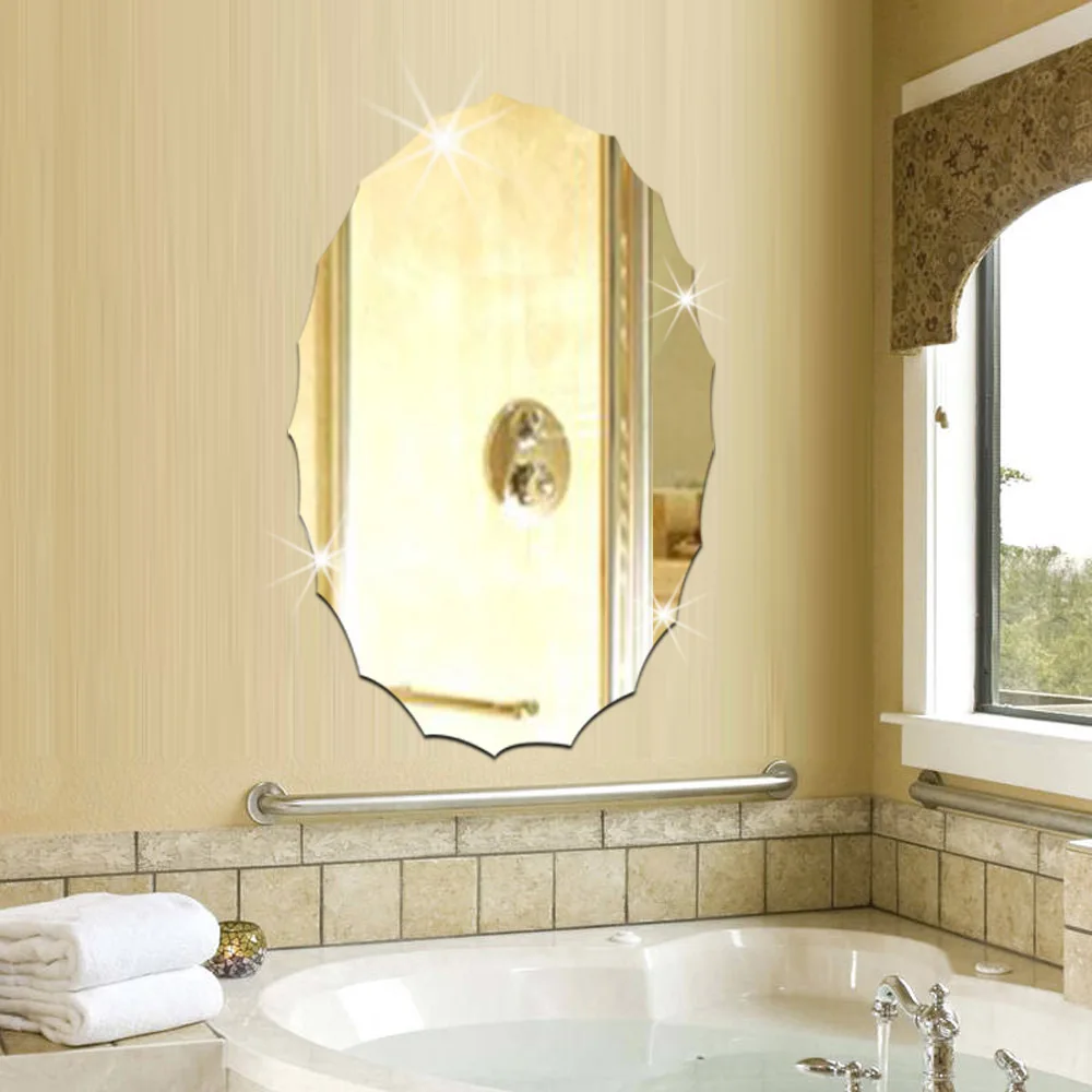 Высококачественные креативные наклейки Funlife для украшения стен в ванной