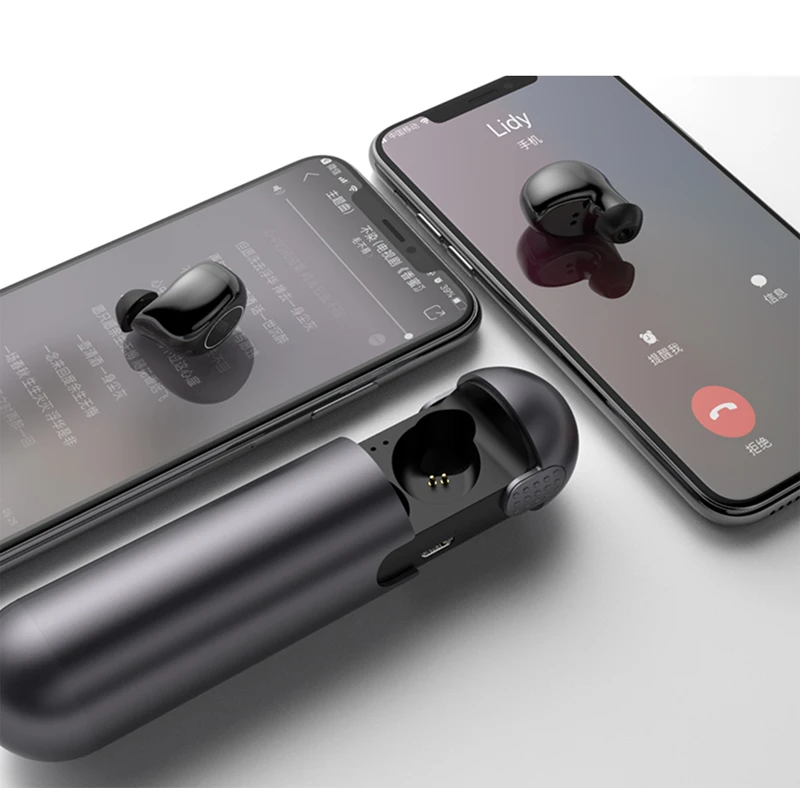 X8 наушники Bluetooth 5,0 сенсорное управление беспроводные TWS наушники IPX8 водонепроницаемые наушники Музыкальная гарнитура мини наушник