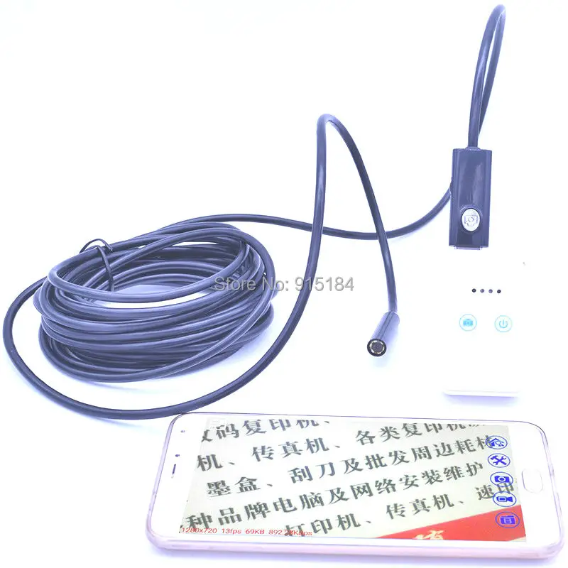 Wifi USB эндоскоп камера 9 мм тросик объектива Змея Труба инспекция HD s Поддержка Android