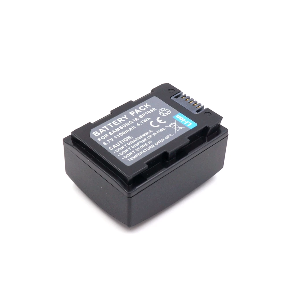 WHCYonline 1100mAh 3 7 V IA-BP105R BP105R Аккумулятор для камеры SAMSUNG SMX-F500 F501 F530 HMX-F900 F910 F920 H320 |