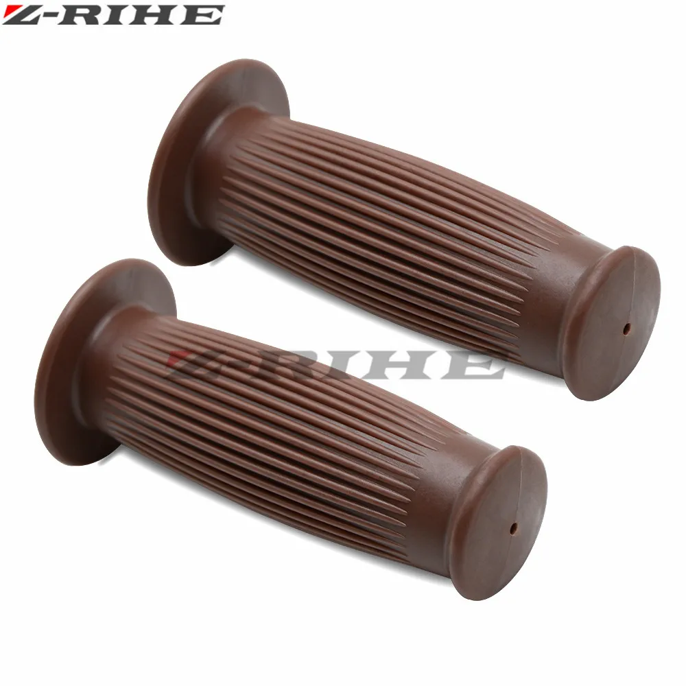 Мотоцикл 7/8 '✢ мм Ретро резиновый руль ручка для Suzuki GSXR 600 750 1000 HAYABUSA GSX1300R TL1000R