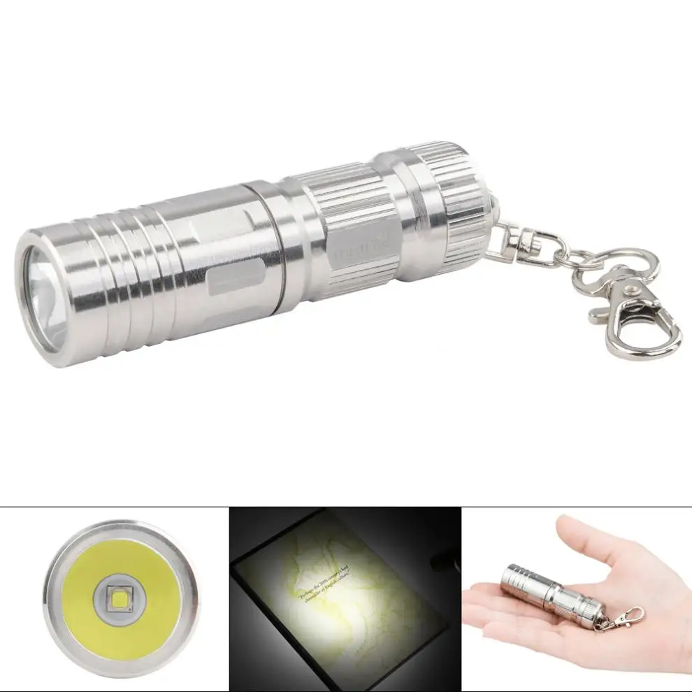 

TrustFire MINI08 Waterproof 3W 180LM Lithium Battery USB Rechargeable Flashlight with 3 Modes for Daily Life/Outdoor Activities