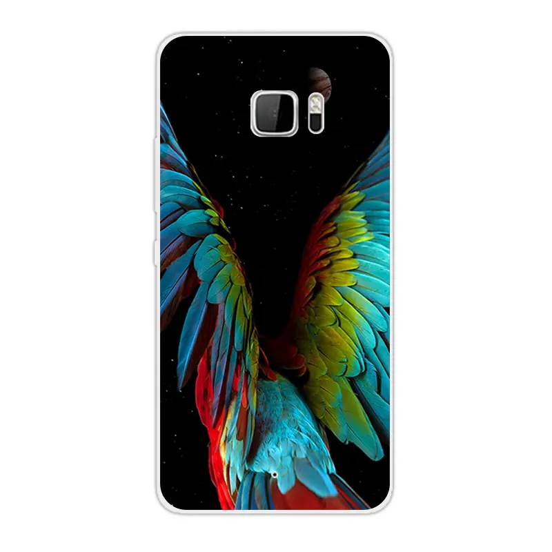 Для HTC U Ultra чехол 5 7 "мягкий силиконовый мягкий ТПУ для телефона защитный Coque Ocean