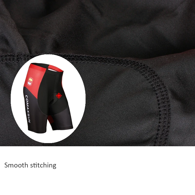 Велосипедные шорты COMAXSUN 3D гелевые мягкие ударопрочные для горных велосипедов