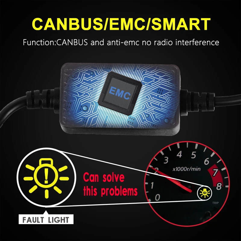 2 шт. H4 Автомобильная фара лампа 20000 люмен Canbus X9 H4/9003/HB2 дальний и ближний свет белый