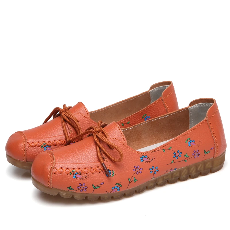 Балетки женские из натуральной кожи балетки на плоской подошве лоферы обувь