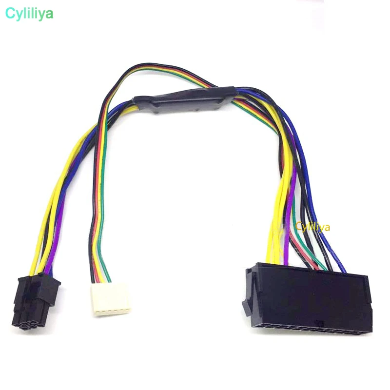 1 шт. 24Pin в 2 порта 6Pin 18AWG 30 см SFF материнская плата адаптер кабеля питания для HP Z220 Z230