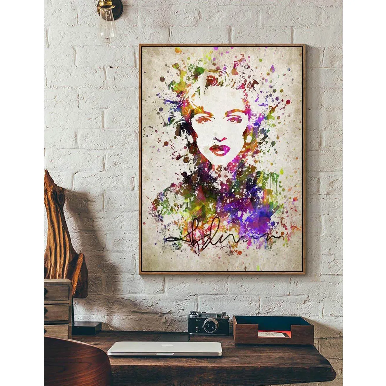 Мэрилин Монро арт в стиле минимализма холст плакат печать горячая пленка звезда