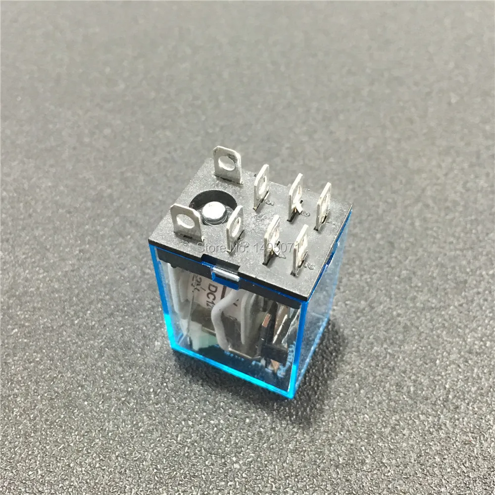10 комплектов LY2NJ 12VDC 24VDC 110VAC 220VAC катушки Мощность реле Мини-РЕЛЕ 8 шпильки DPDT 10A LY2N-J HH62P JQX-13F с PTF08A цоколя