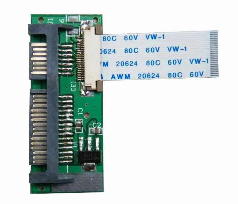 Адаптер SATA lif с 24 контактами на 2 5 дюйма 22 контактный адаптер для A1304 SSD и HDD