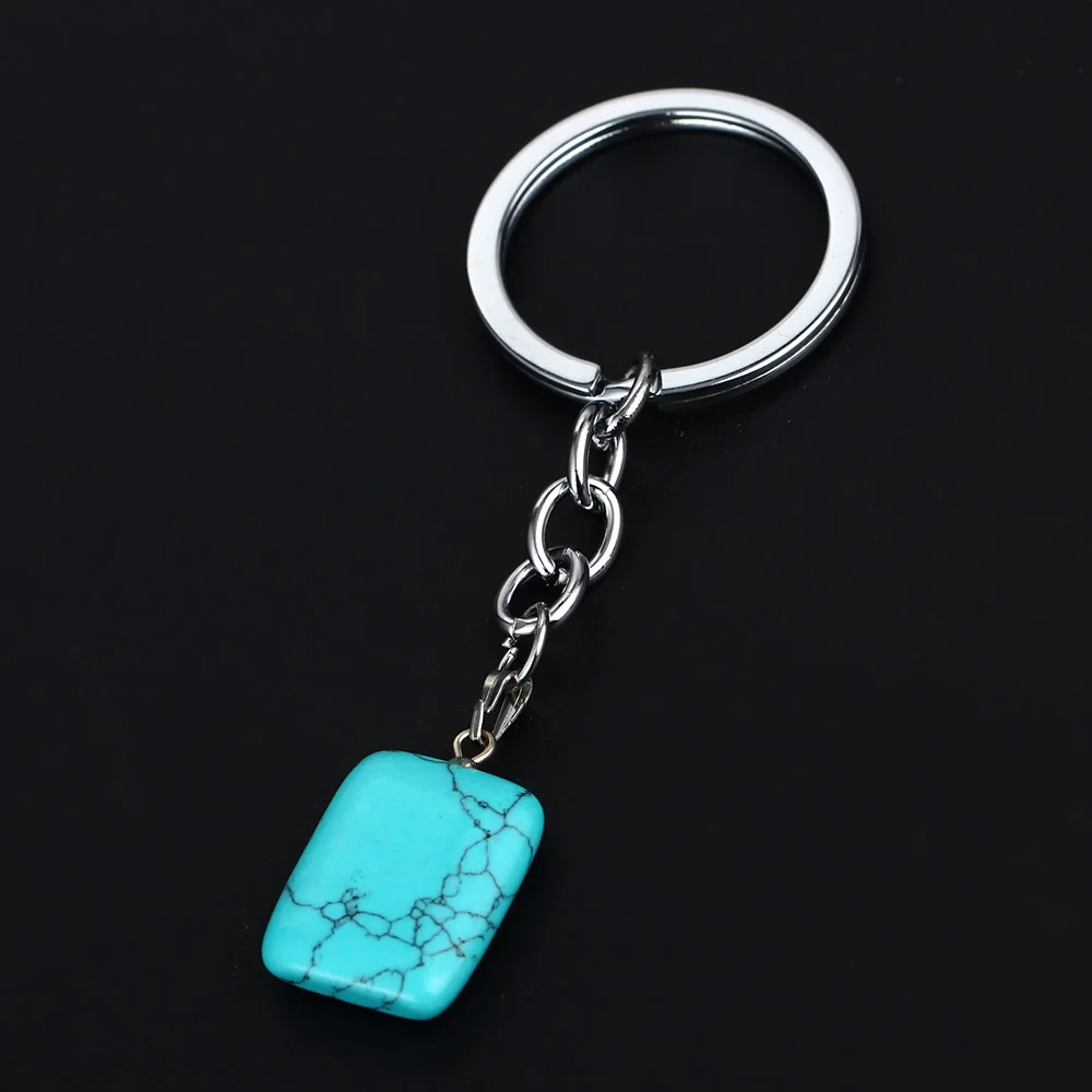 Брелок с тигровым опалом черный песчаник натуральный драгоценный камень