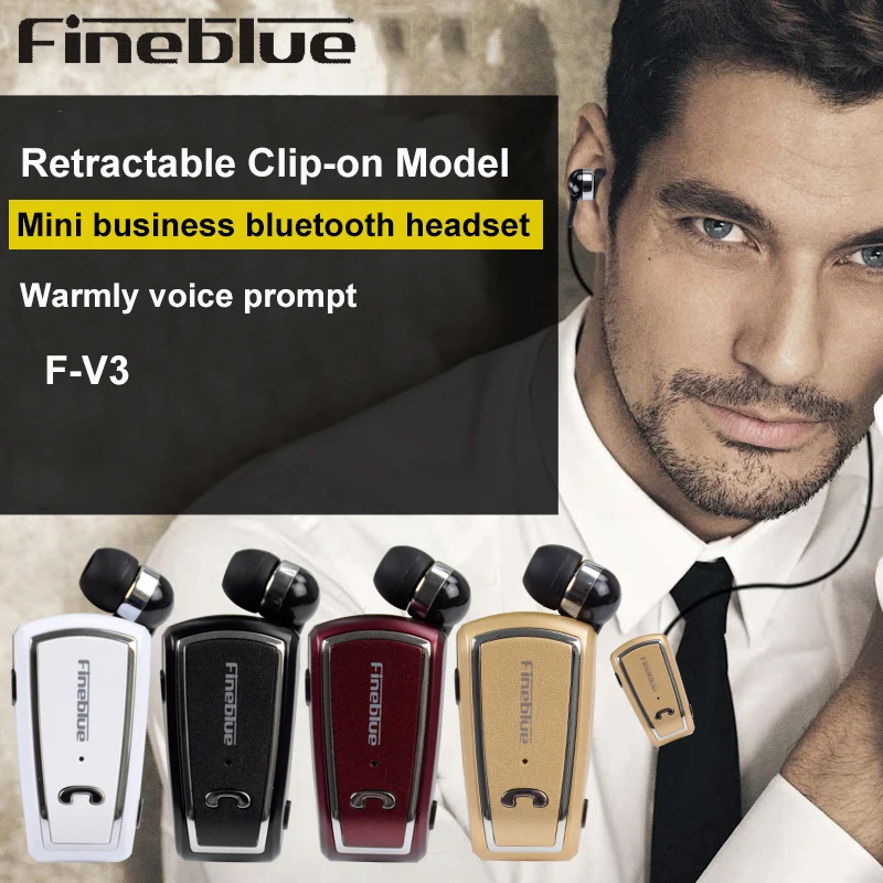 FINEBLUE F V3 Bluetooth наушники Беспроводной Handsfree гарнитура с микрофоном Звонки