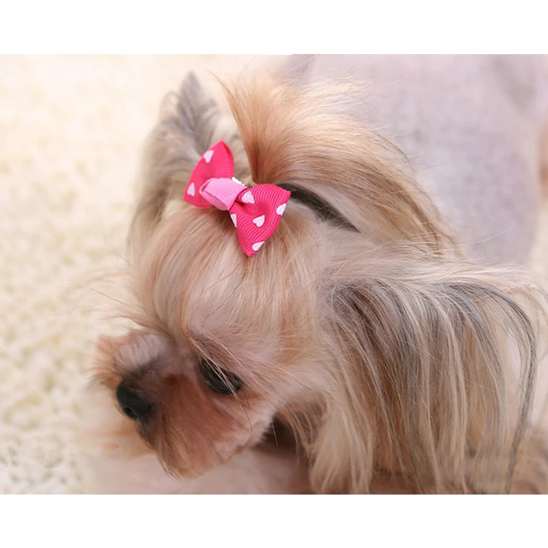 

6/12pcs Newest Cute Pet Dog Cat Beauty Supplies Bows Hairpin Pet Hair Clips Headdress Grooming Accessories