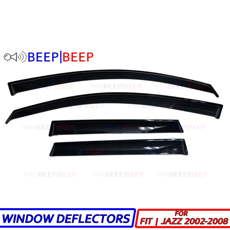 Для Honda Fit / Jazz 2002 2008 автомобильные оконные дефлекторы ветровой отражатель