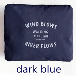 Dark Blue Новая модная дорожная сумка, органайзер для хранения в багаже, чехлы для чемоданов, принадлежности для вещей - Цвет: Dark Blue