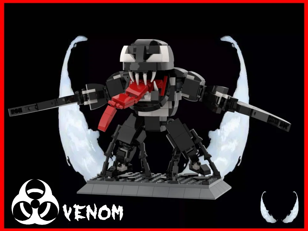 Блоки MOC Venom Q версия супергерой совместимый Legoelys | Игрушки и хобби