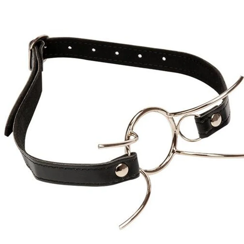 Фиксация полости рта из искусственной кожи бондаж кляп в стиле паука X флирт