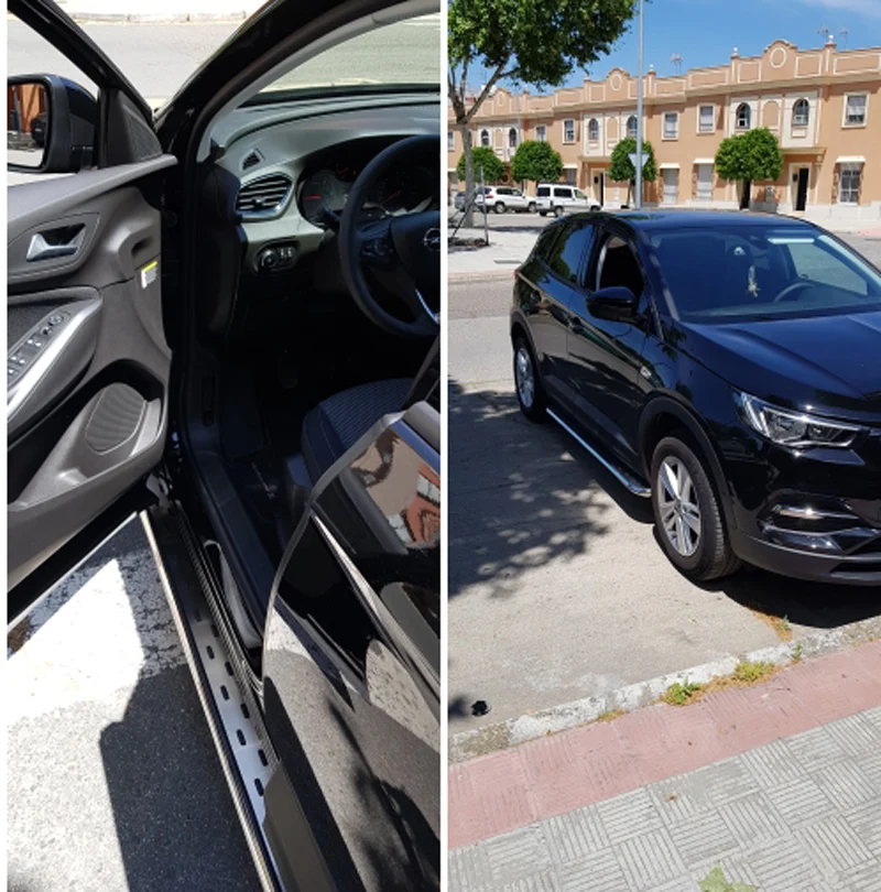 Горячие ходовые платы боковые шаг педали для Opel Grandland X, алюминиевый сплав популярный стиль в Азии, поставляется ISO9001 большой завод