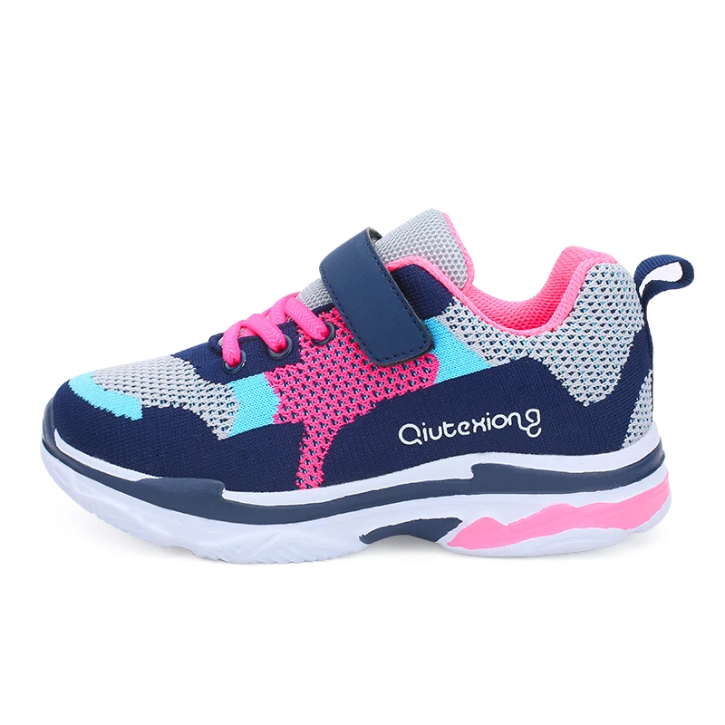 2018 новый стиль обувь для девочек детские кроссовки бега мальчиков легкая Детская
