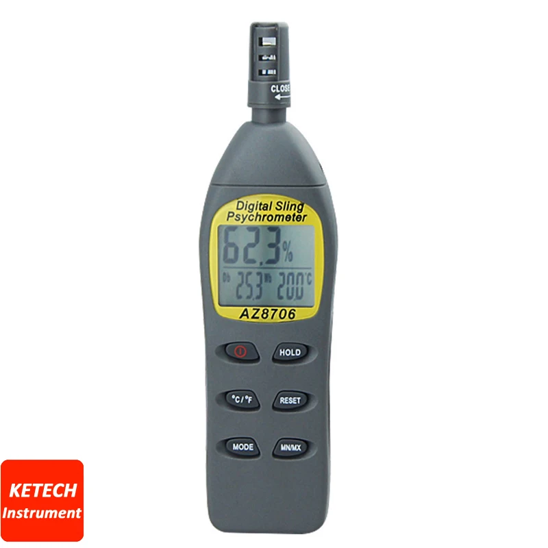 

High Precision Hygrometer Dew Point Wet Bulb Temperature Detector AZ8706
