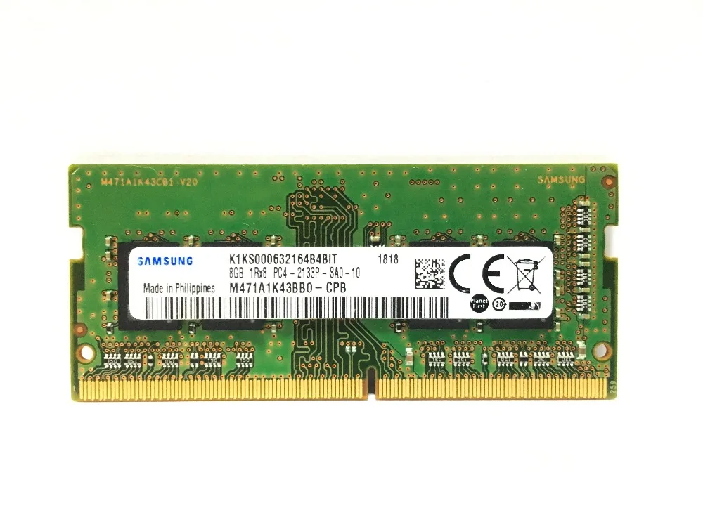 Samsung ноутбук ddr4 ram 8 ГБ 4 PC4 2133 МГц или 2400 2400T 2133P DIMM память ноутбука 4g 8g PC3|Оперативная