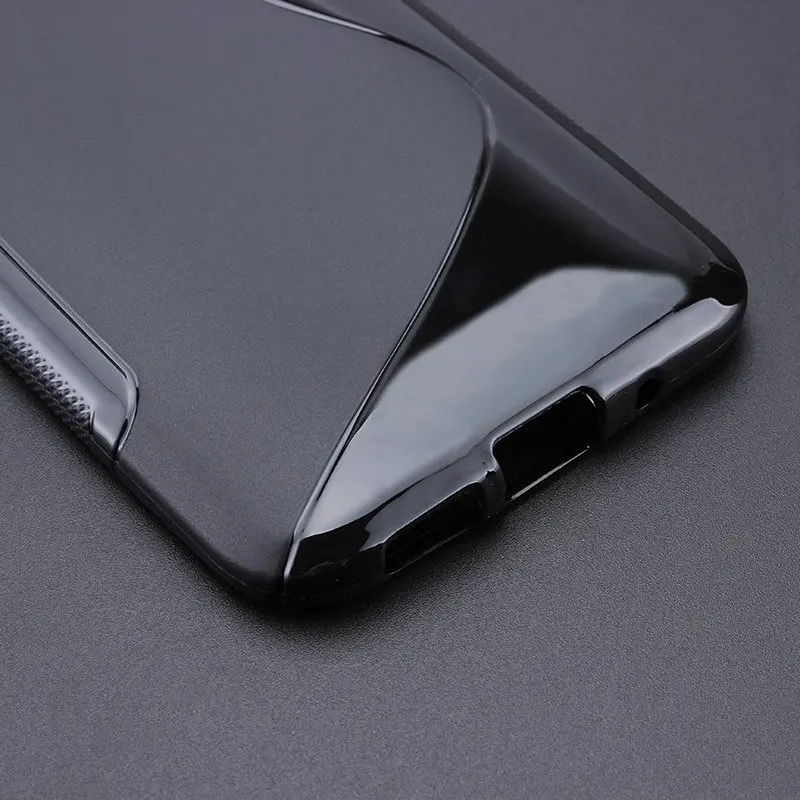 4 цвета S линия анти скольжения гель ТПУ тонкий мягкий чехол задняя крышка для HTC