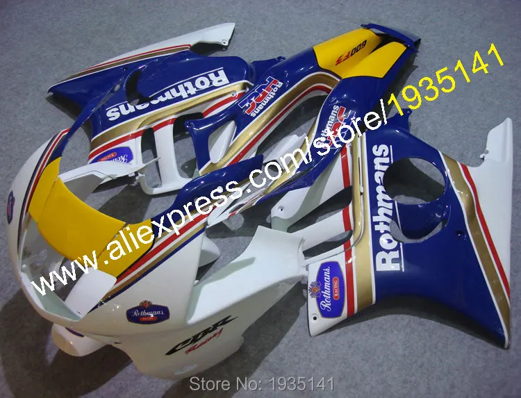 

Для Honda CBR600 F3 1997-1998 ABS детали CBR 600 F3 97-98 CBR 600F3 синий белый желтый мотоциклетный комплект обтекателей (литьё под давлением)