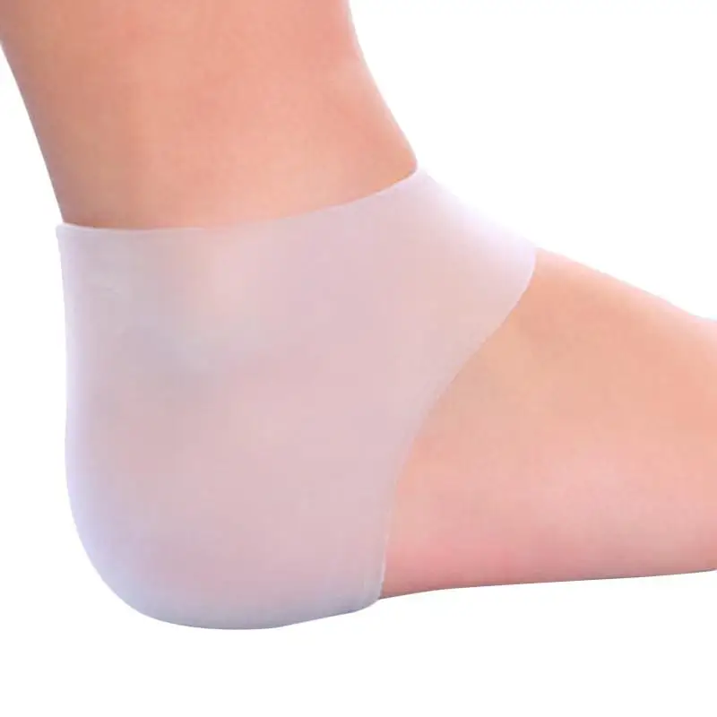 HobbyLane1 Pair Medical Grade Silicone Gel Heel Sleeves for Dry Cracked with Protective Cushioning and Plantar Pain Relief | Красота и