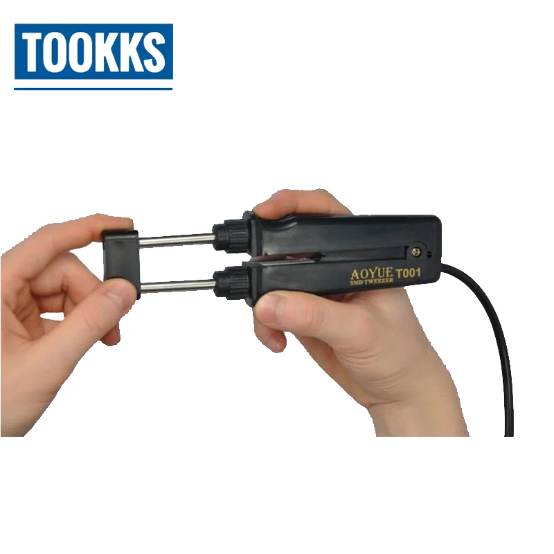 

Orginal AOYUE T001 950/950+ Electrical SMD Tweezers IC soldering station for BGA SMD Repairing Solution Tool