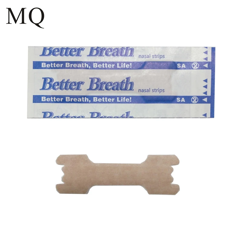 MQ 100pcs/lot Nasal Strips To Stop Snoring Improve Sleeping Anti-snoring Patches Snore Better Breathe Health Care Product | Красота и