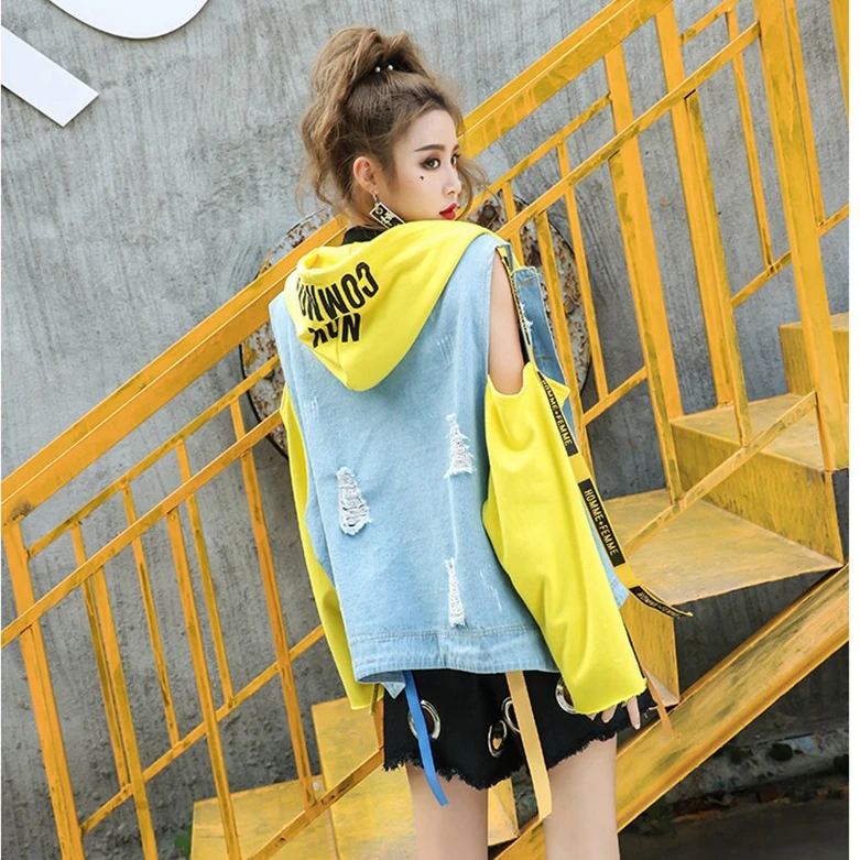 Женская Ковбойская короткая куртка с капюшоном свободная бесплатная