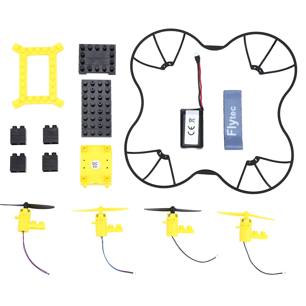 Flytec T11 DIY 2 4 г 4CH строительные блоки Drone вертолет мини дроны 3D Кирпичи Quadcopter