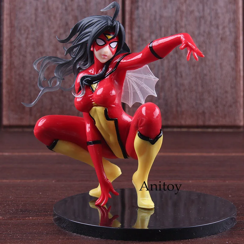 Фигурки Marvel Kotobukiya Bishoujo статуя женщина-паук фигурка женщины-паука ПВХ Коллекционные Фигурки Модель игрушки