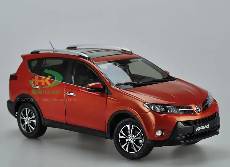 Модель игрушечного автомобиля Toyota RAV4 SUV из сплава Коллекция игрушечных