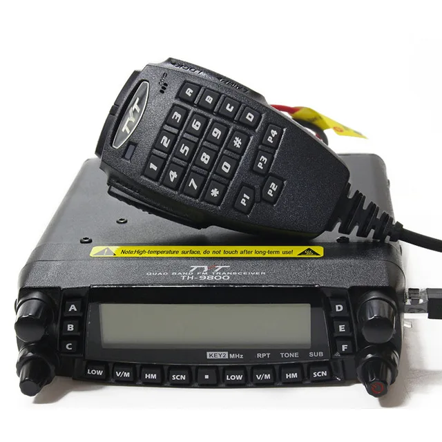 TYT TH-9800 Plus Quad Band 50 Вт Автомобильная Мобильная радиостанция 50 Вт рация+ TH9800 Quad Band антенна TH 9800 радио - Цвет: TH-9800 Plus