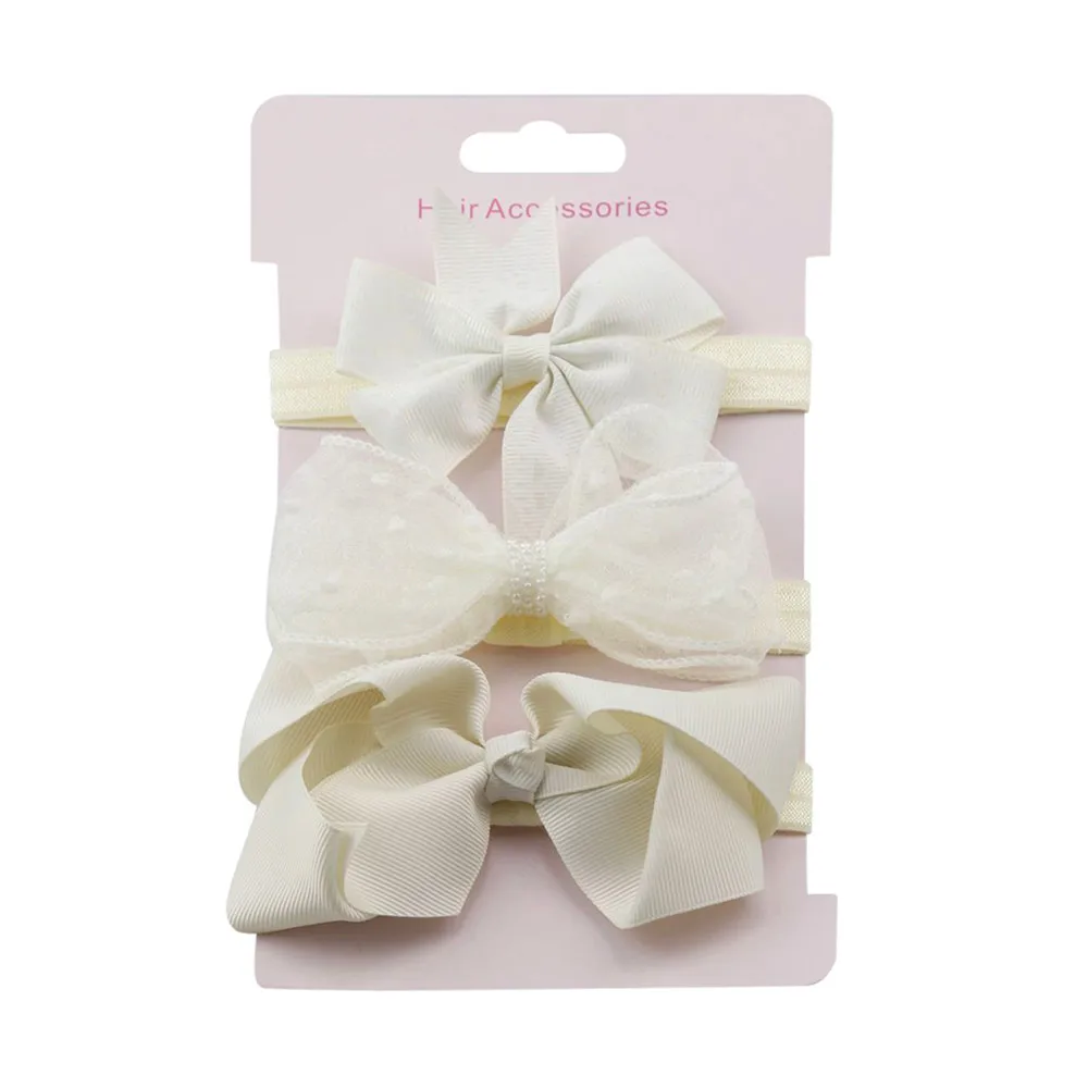 TELOTUNY Hot Sale Baby Girl Elastic Hairband 3Pcs Kids Floral Headband baby Set hair accessories Z0828 | Детская одежда и обувь