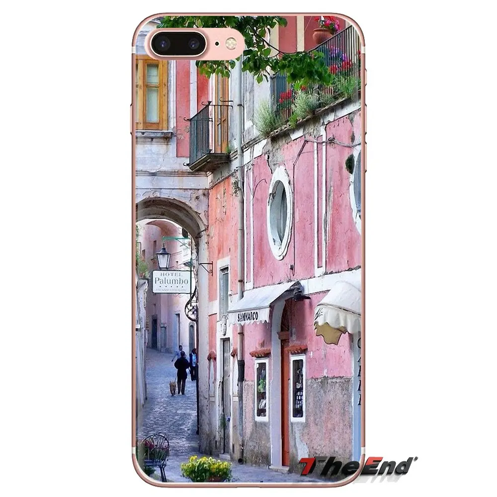 Для Xiaomi Redmi 4A S2 Note 3 3S 4 4X 5 Plus 6 7 6A Pro Pocophone F1 прозрачный мягкий чехол красивый Positano Amalfi