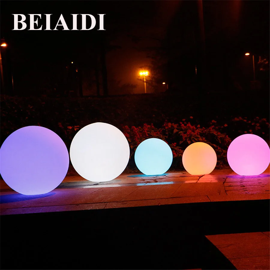 BEIAIDI 16 цветов RGB светодиодный плавающий бассейн шар свет IP68 уличная