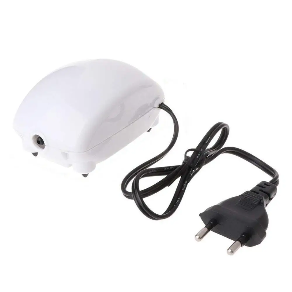 EU Plug Ультра низкий уровень шума аквариума воздушный насос пузырьковый компрессор кислородный насос аквариумный фильтр аквариумный воздушный насос ЕС/США штекер - Цвет: EU Plug