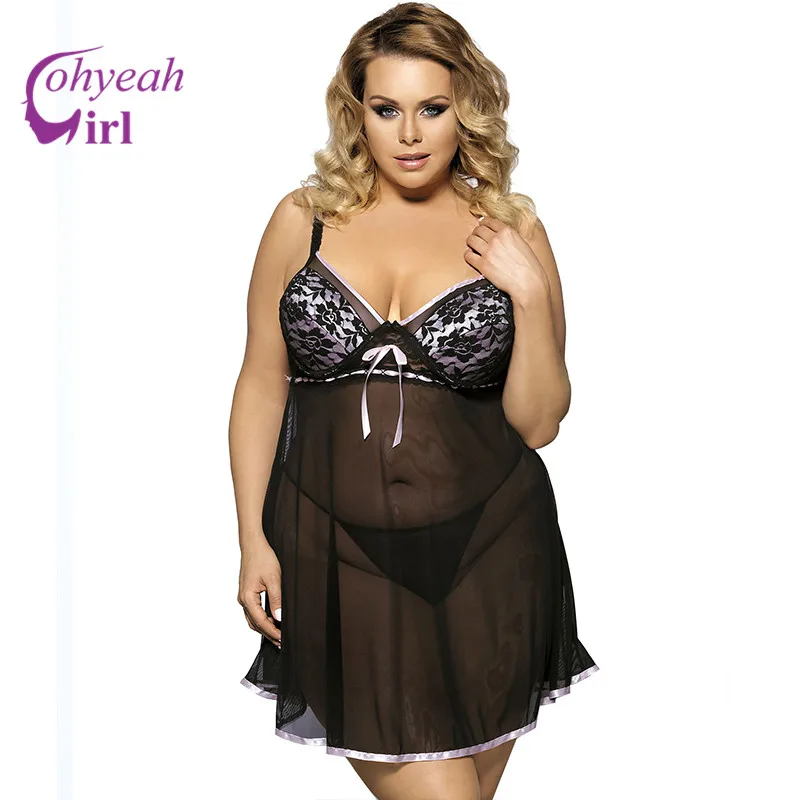 RW7922 плюс размер сексуальный кружевной бюстгальтер и сетка baby doll сексуальное женское белье Прозрачный разноцветный горячая распродажа Женские сексуальные платья Эротические