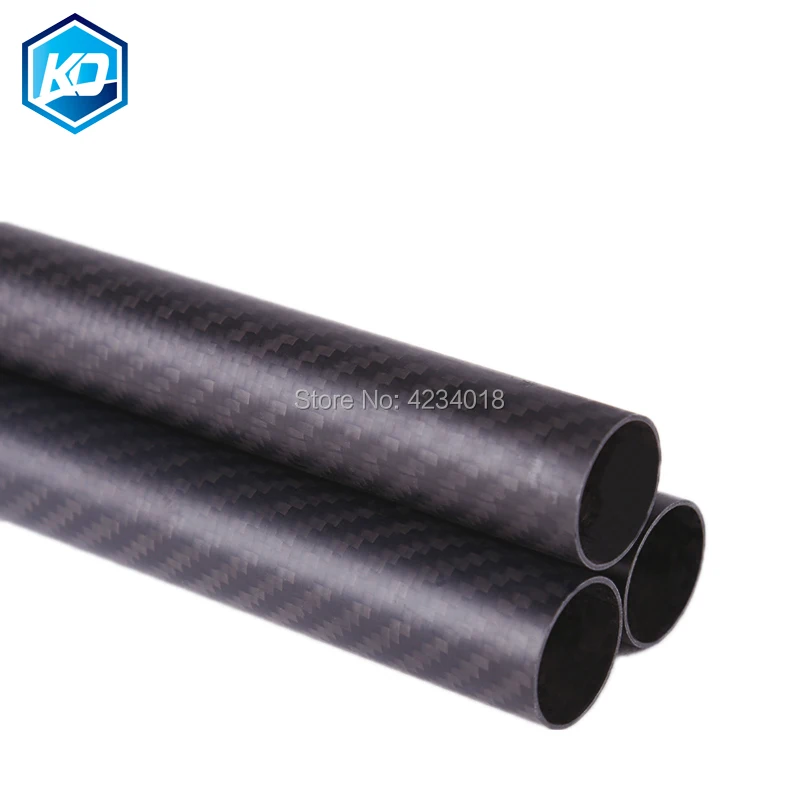 

4PCS length 248mm Carbon Fiber Tube pipe Wrapped 3k twill Drone Accessories High Strength Carbon Tube Composite Tube Lightweight