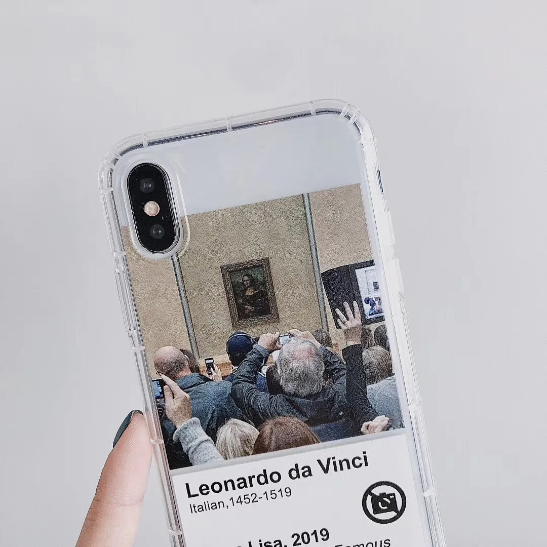 Забавный Ретро узор английские буквы чехол для телефона для iphone Xs MAX XR X 6 6s 7 8 plus модный прозрачный мягкий ТПУ задний Чехол
