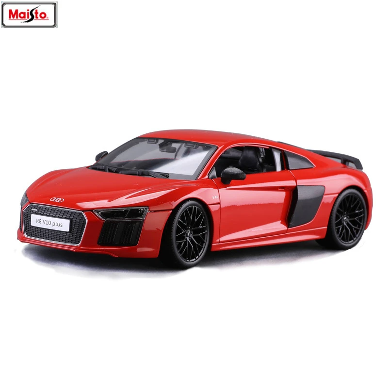 Maisto 1:18 Audi R8 Сплав Ретро модель автомобиля классическая украшение коллекции