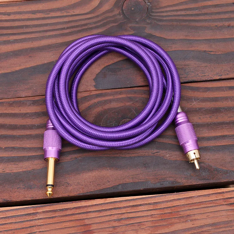 Горячий 7 цветов RCA Интерфейс Кабельный Шнур с зажимом рычажный переключатель линия для конвертации комплект питания