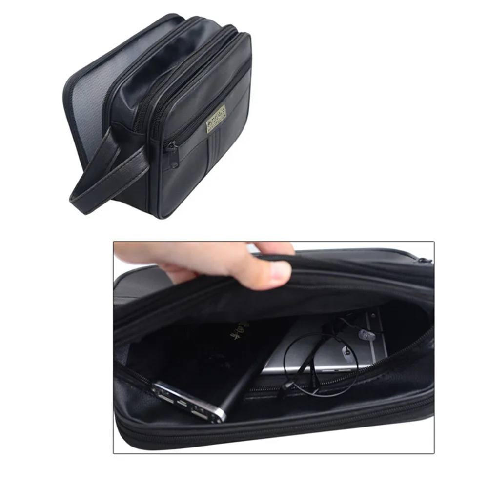 Мужские кошельки сумка для денег мужская повседневная однотонная