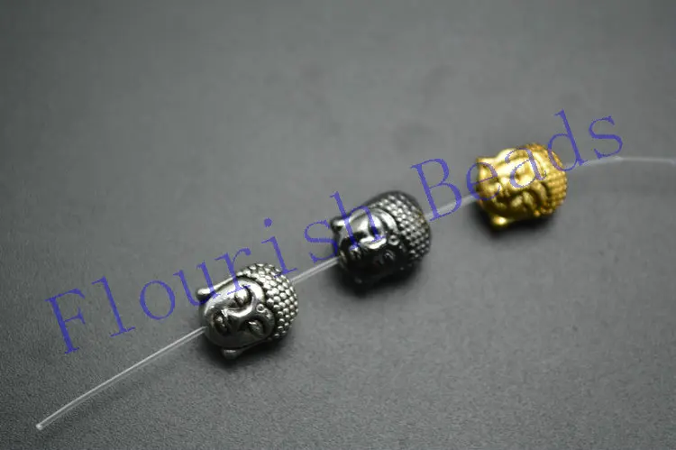 2 шт./Лот двусторонняя металлическая деталь 8 х10 мм|metal spacer|buddha headloose beads |