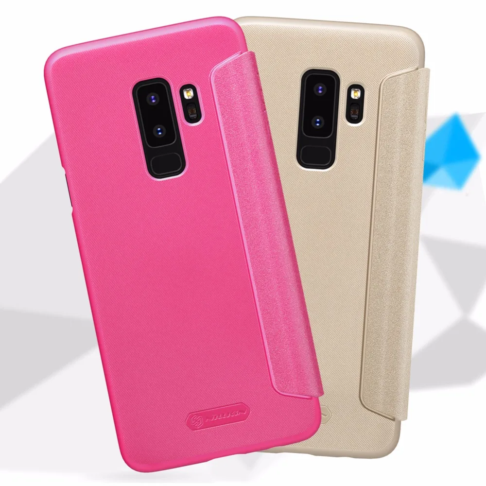 Чехол для телефона Samsung Galaxy S9 + NILLKIN Sparkle ультра тонкий кожаный чехол откидная