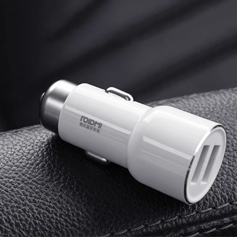 Автомобильное зарядное устройство Xiaomi ROIDMI 3S Bluetooth 5V 3.4A с умным приложением для