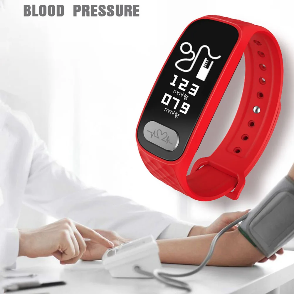 Высокое качество B20 bluetooth водонепроницаемые часы сердечного ритма крови Давление