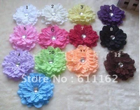 240pcslot 4 peony Gerber Peony b aby hair bows Childrens clip girl flowers bandshot jghfddfevcbcg